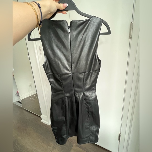 House of CB Leola Vegan Leather Dress - Picture 6 of 8